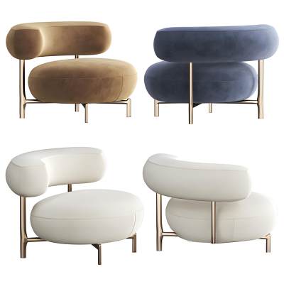 现代单人沙发-90